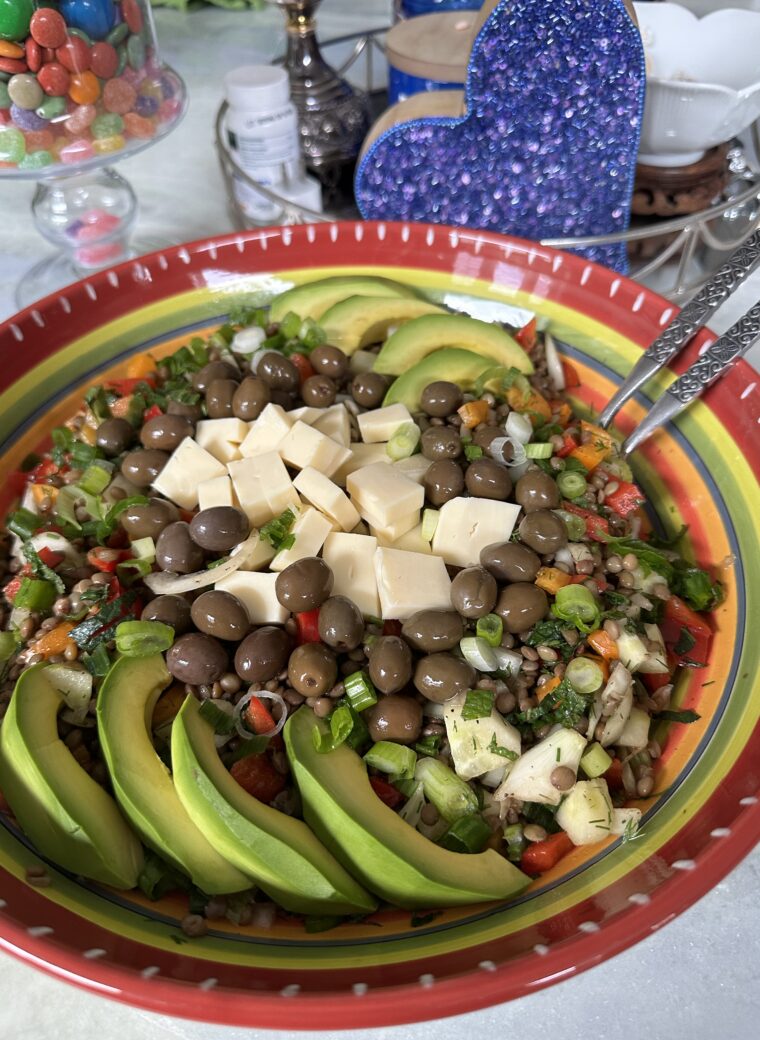 Lentil Avocado Salad